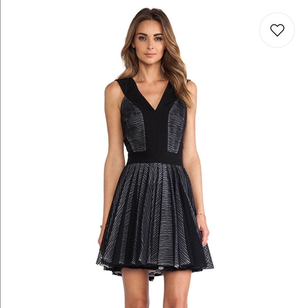 Robert Rodriguez Zebra Lace Dress